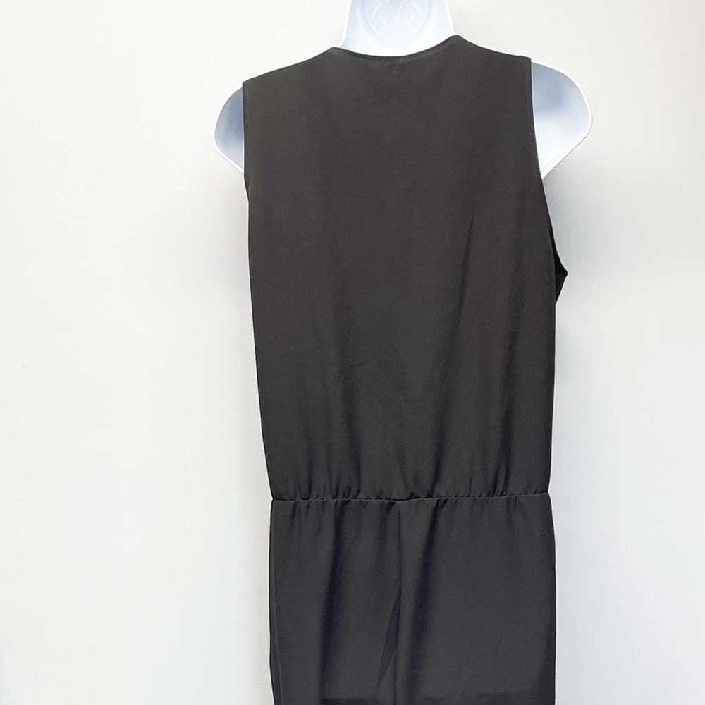 Anthropologie Drew Wide Leg Jumpsuit Black Large - Picture 8 of 16